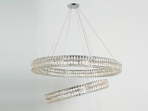 Аксессуар Elizabeth 2 Потолочная чашка 8550 D14 2 вертик.кольца chrome