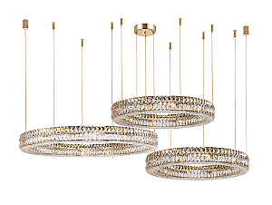 Аксессуар Elizabeth 2 Потолочная чашка 8550 D15 3 горизон.кольца gold