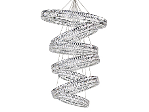 Аксессуар Elizabeth 2 Потолочная чашка 8550 D30 7 вертик.колец chrome