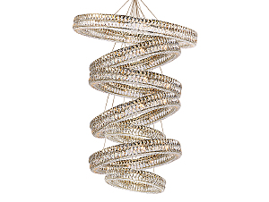 Аксессуар Elizabeth 2 Потолочная чашка 8550 D30 7 вертик.колец gold