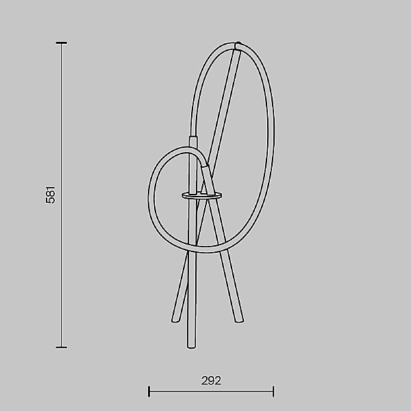 Настольная лампа Crochet MOD369TL-L15BS3K