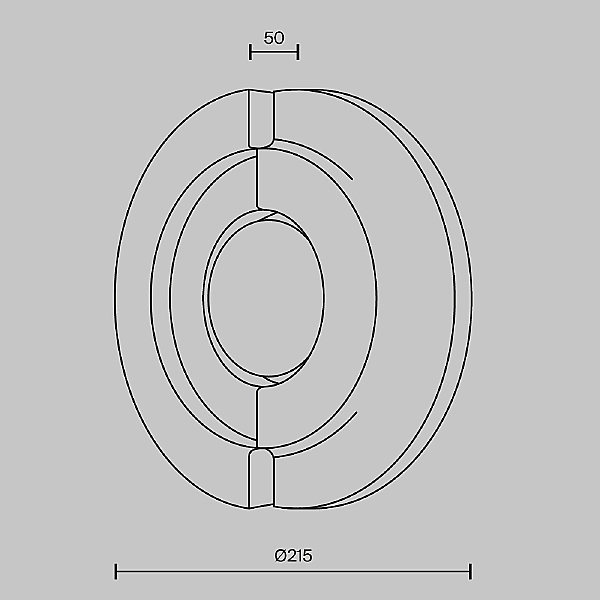 Настенный светильник Daylight MOD462WL-L10BG3K
