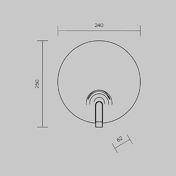 Настенный светильник Regatta MOD481WL-L8BS3K