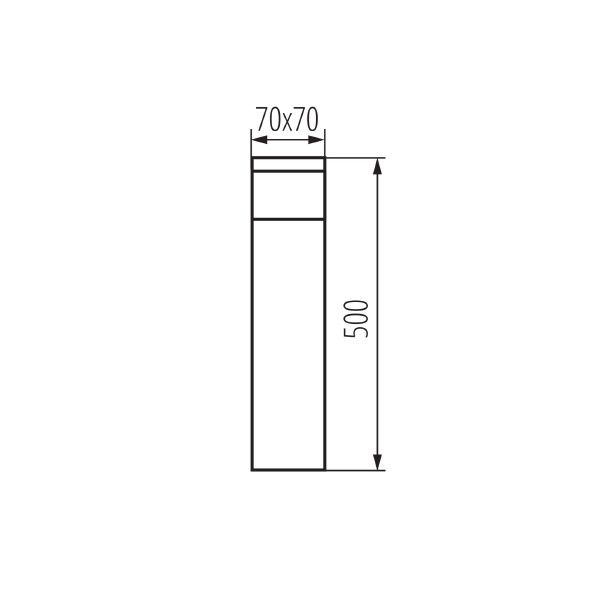 Уличный наземный светильник Dasten 38764