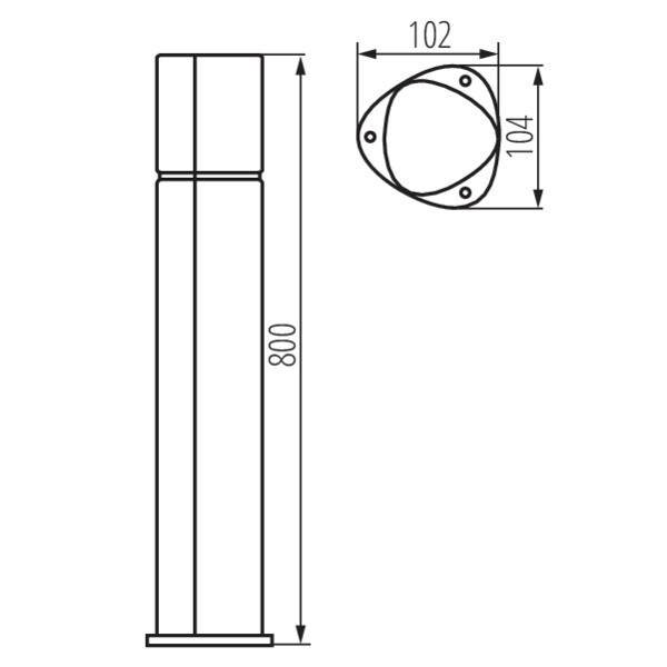 Уличный наземный светильник Canor 36583