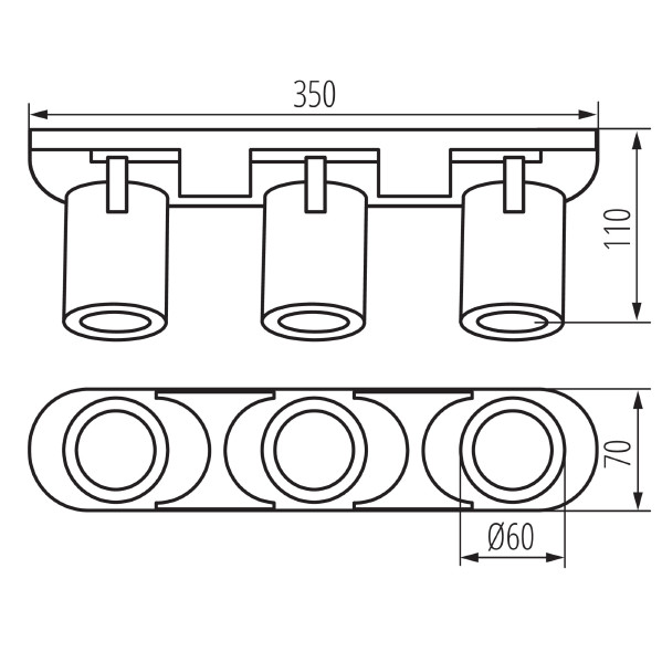 Светильник спот Laurin 38966