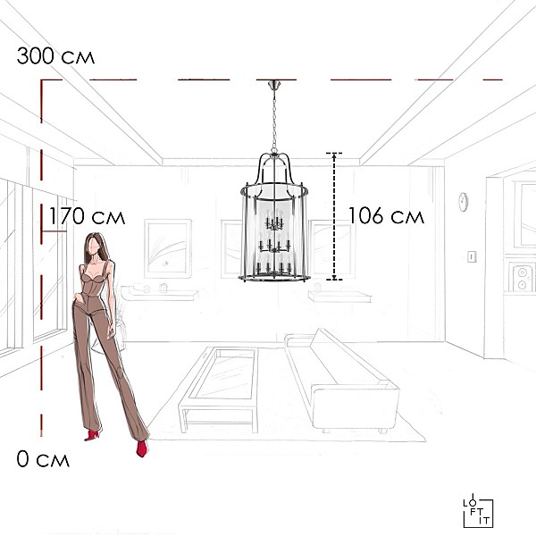 Подвесная люстра Lighthouse 10456/12 CR
