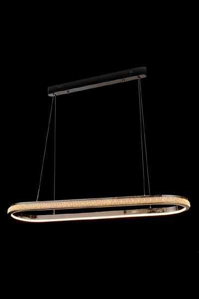 Подвесная люстра Aida LE7707/1050L Black Chrome