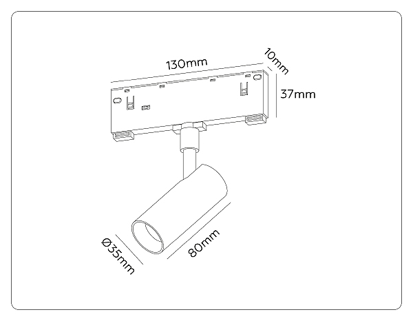 Трековый светильник Track System GL2301