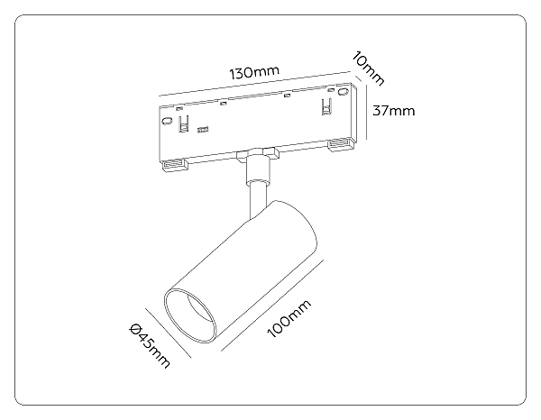 Трековый светильник Track System GL2305