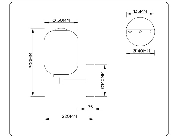 Настенное бра Modern LH11039