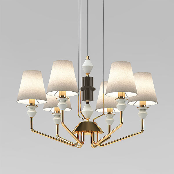 Подвесная люстра Olaria 101012/6 латунь Smart