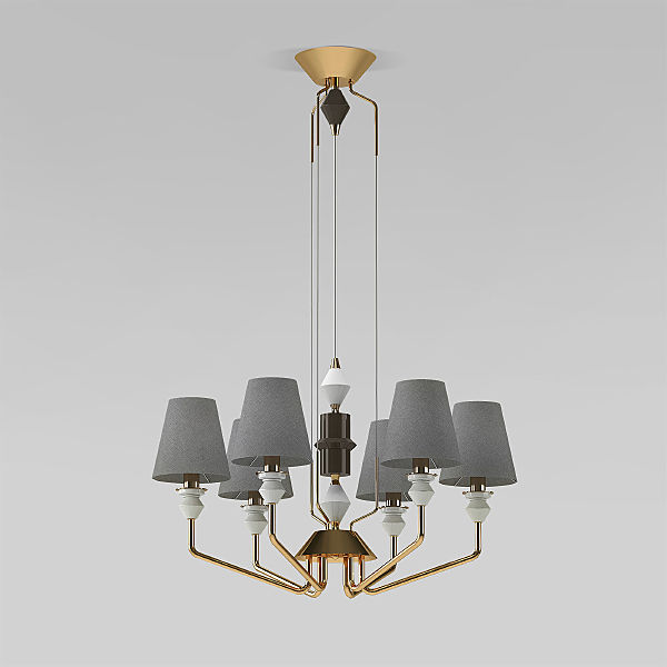 Подвесная люстра Olaria 101012/6 латунь Smart