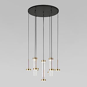 Светильник подвесной Quarzo 301102 LED латунь