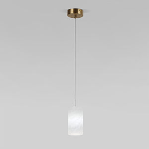 Светильник подвесной Marba 304052 алебастр / латунь