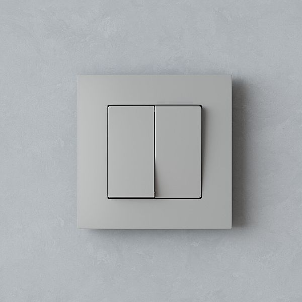 Рамка W0012917/ Рамка на 1 пост Slab (дымчатый софт)