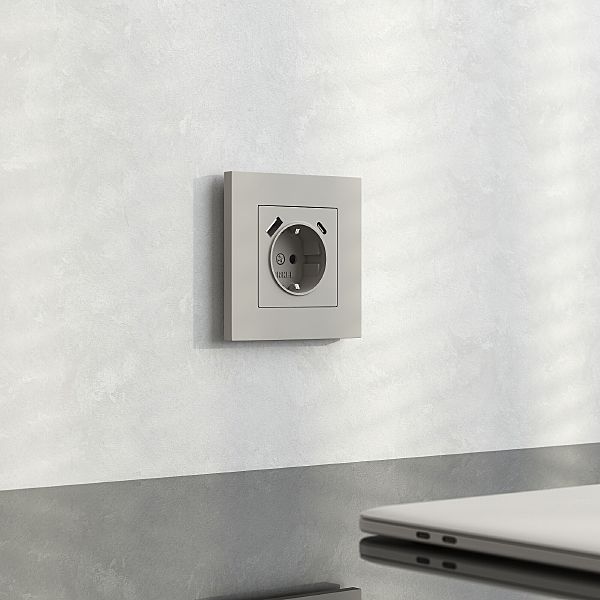 Рамка W0012917/ Рамка на 1 пост Slab (дымчатый софт)