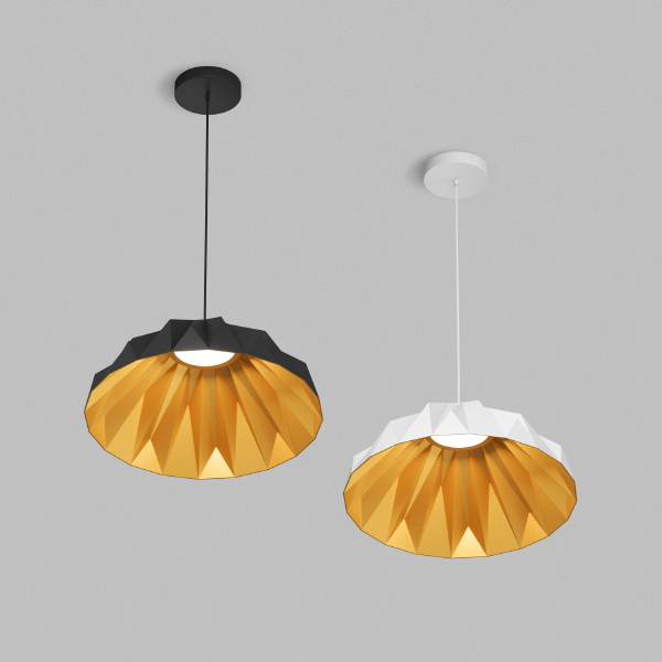 Светильник подвесной Origami DK6655-WH+SG