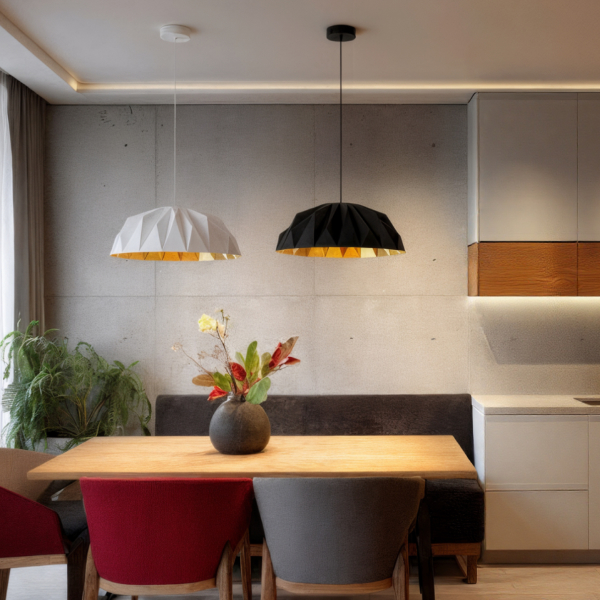 Светильник подвесной Origami DK6655-WH+SG