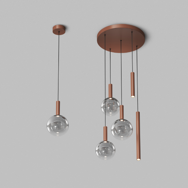 Светильник подвесной Bubbles DK6531-CO