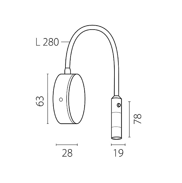 Настенный светильник Omega 200134