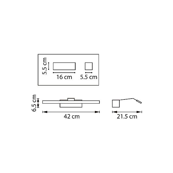 Настенный светильник Muro Spec 808687-4