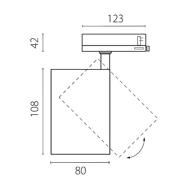 Трековый светильник Alta Base A5336QT36G