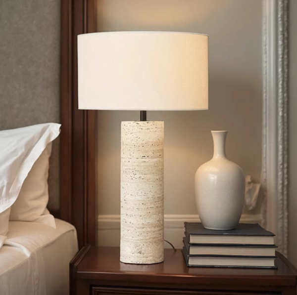 Настольная лампа Stone Table Lamp 5003T travertine