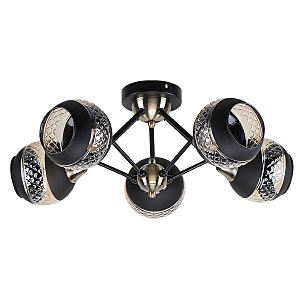 Потолочная люстра IMEX MD.51851-5-S-BK+AB