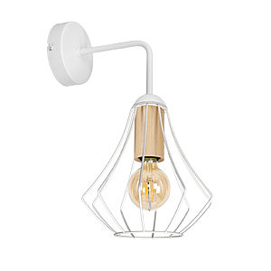 Настенное бра IMEX MD.9053-1-W-WH+WOOD