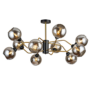 Потолочная люстра IMEX MD.9083-10-S-BK+COP