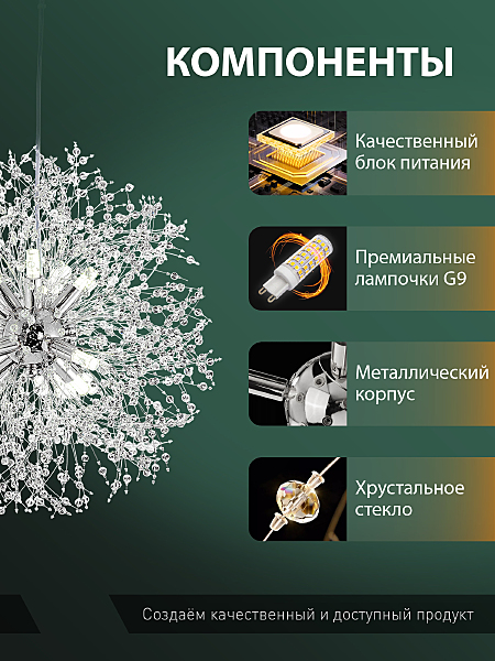 Подвесная люстра Dandelion 81423/6C