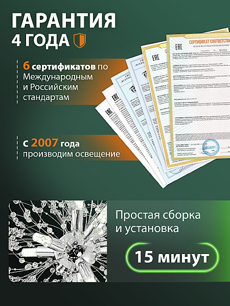 Подвесная люстра Dandelion 81423/6C