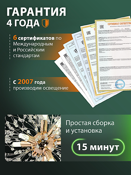 Подвесная люстра Dandelion 81423/8C
