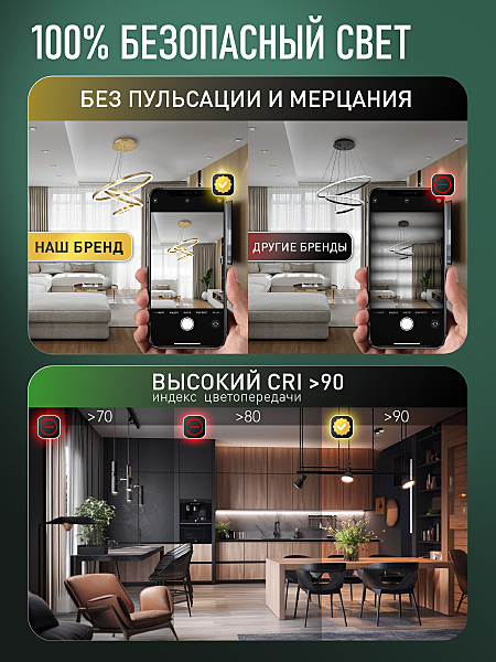 Подвесная люстра Euro HIGH-TECH LED LAMPS 82053