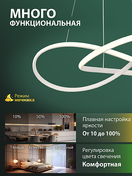Подвесная люстра Finam HIGH-TECH LED LAMPS 82075