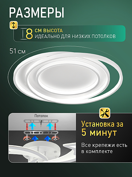 Потолочная люстра Modern Ii INNOVATION STYLE 83171