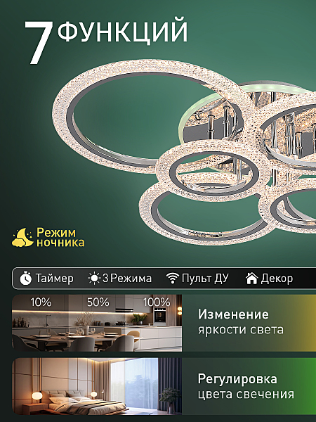 Потолочная люстра Home B LED LAMPS 81466