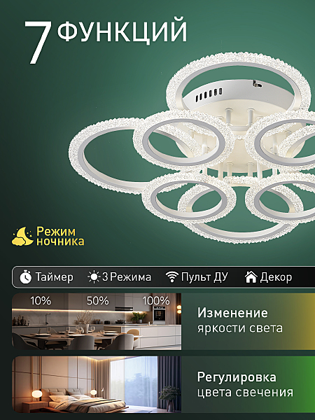Потолочная люстра Home C LED LAMPS 81470