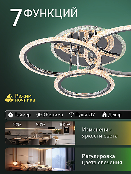 Потолочная люстра Home B LED LAMPS 81473