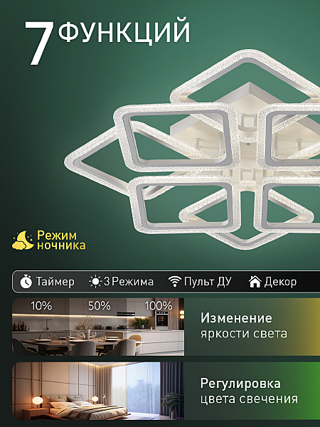 Потолочная люстра Vio LED LAMPS 81474