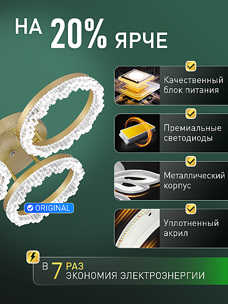 Потолочная люстра Day LED LAMPS 81484