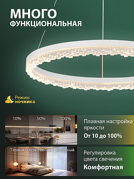 Подвесная люстра Day LED LAMPS 81485