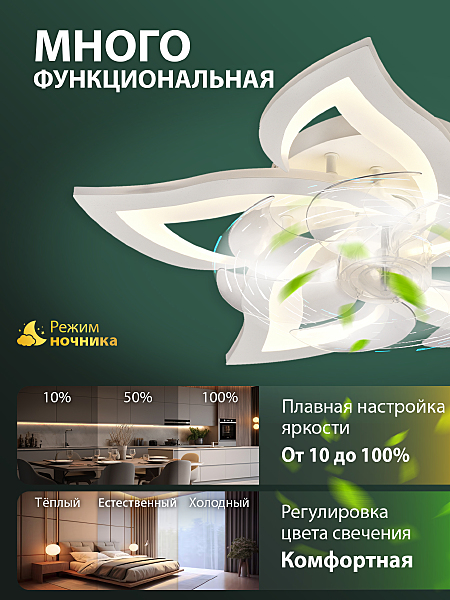 Потолочная люстра Ledfan LED LAMPS 81487
