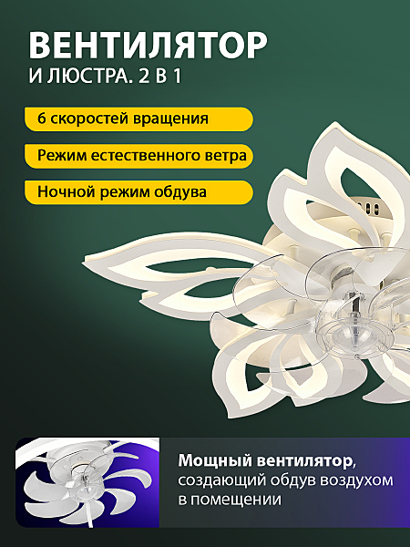 Потолочная люстра Ledfan LED LAMPS 81488