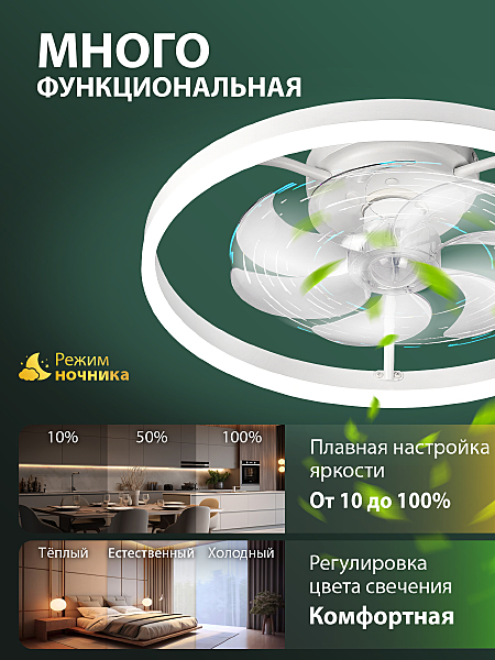 Потолочная люстра Ledfan LED LAMPS 81489