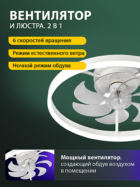 Потолочная люстра Ledfan LED LAMPS 81489