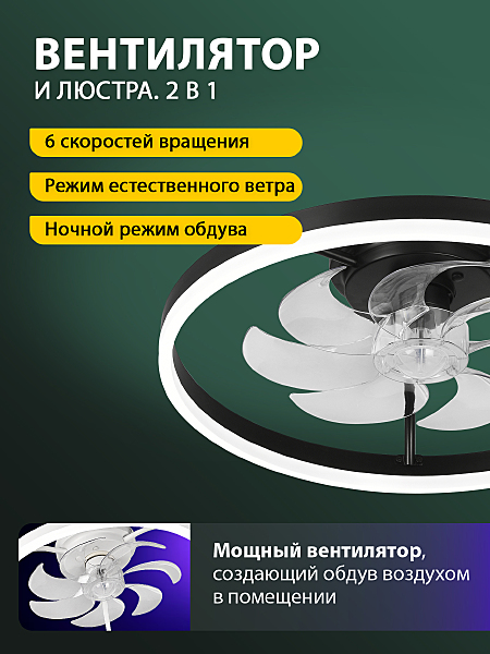 Потолочная люстра Ledfan LED LAMPS 81490