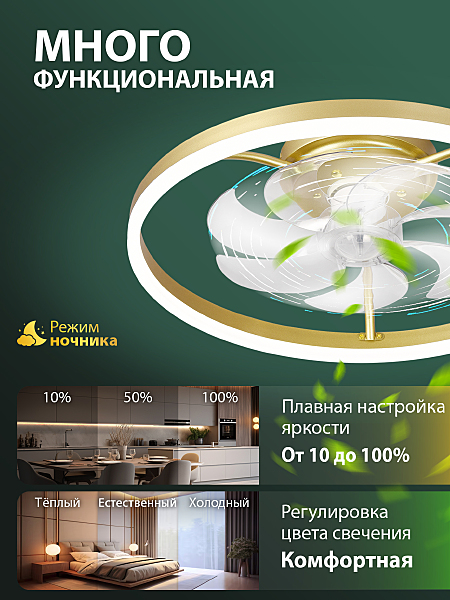 Потолочная люстра Ledfan LED LAMPS 81491