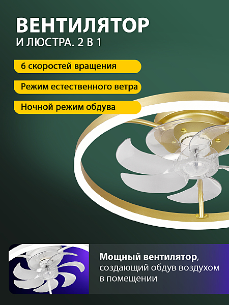 Потолочная люстра Ledfan LED LAMPS 81491